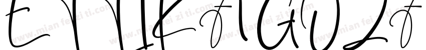 ETTIKA GOZA Regular字体转换